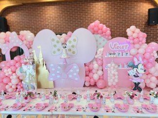 Minnie Mouse Party Set Up